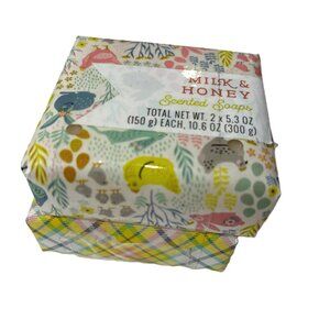 Milk & Honey Scented Soaps 2 Pack